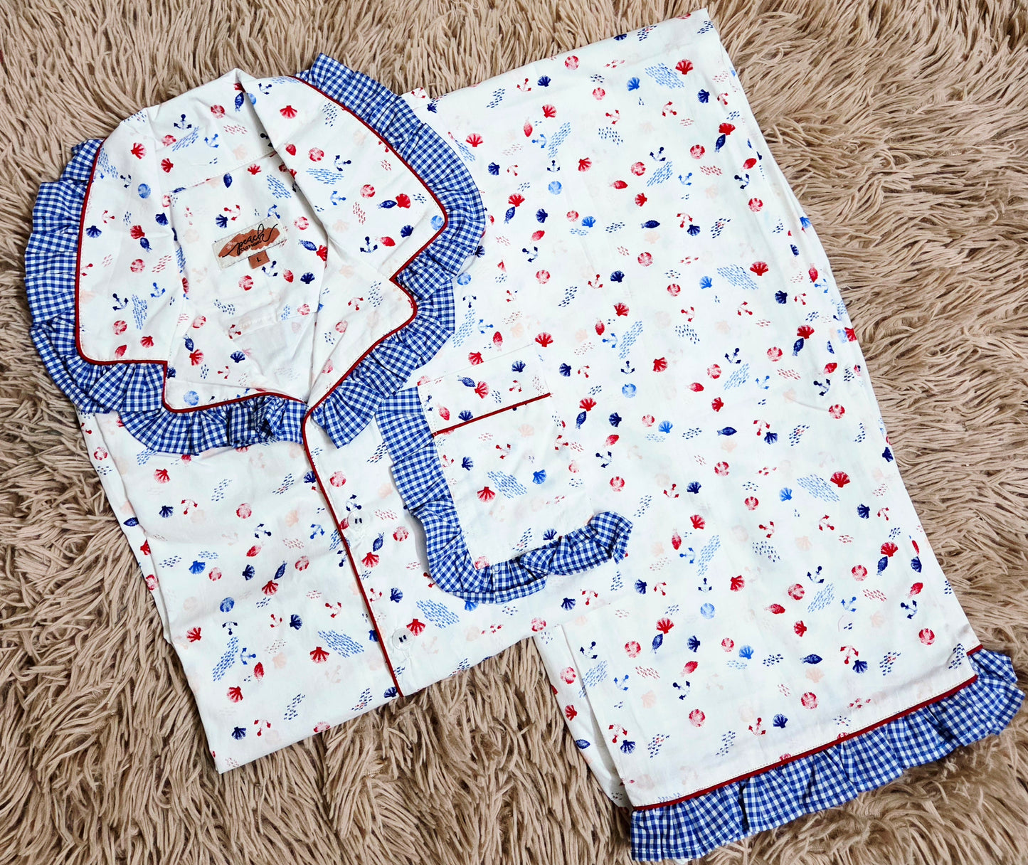 WHITE GARDEN NIGHTSUIT SET