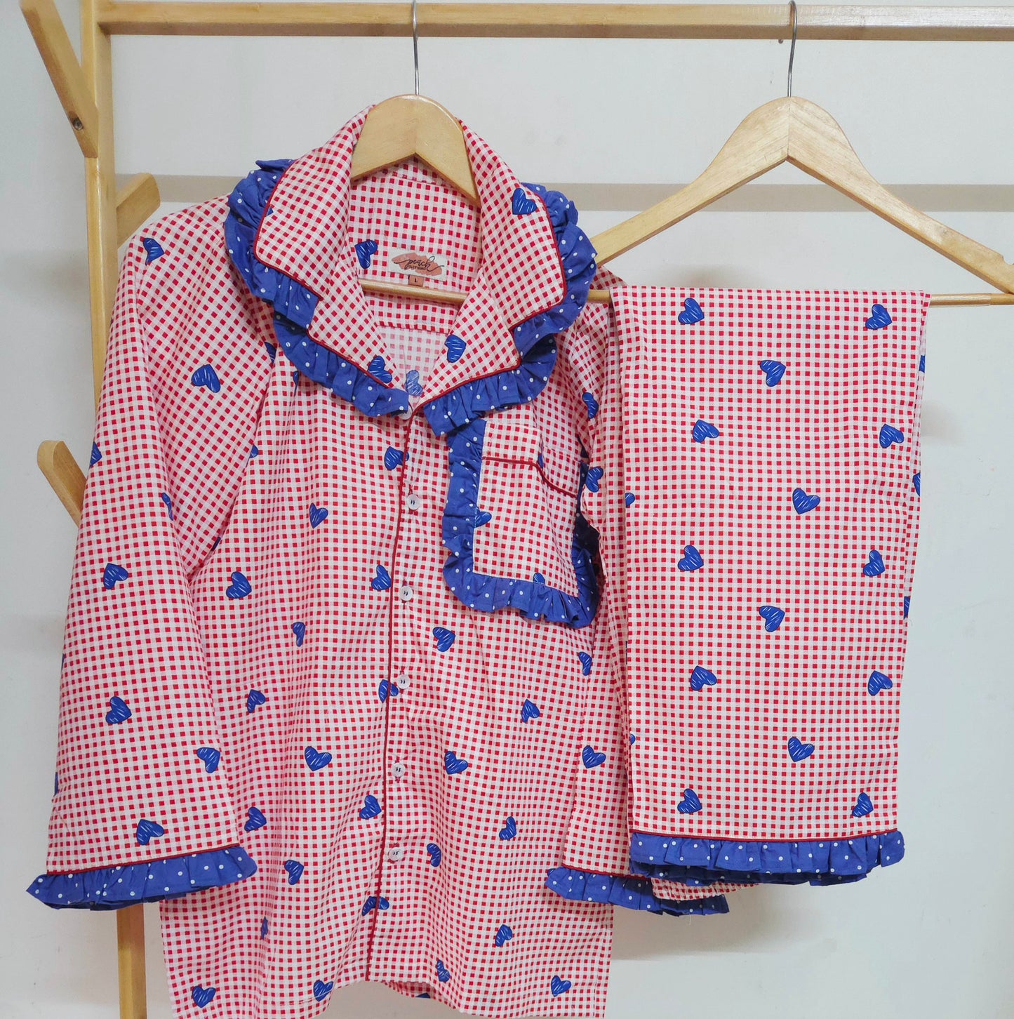 HEART BLUSH NIGHT SUIT SET