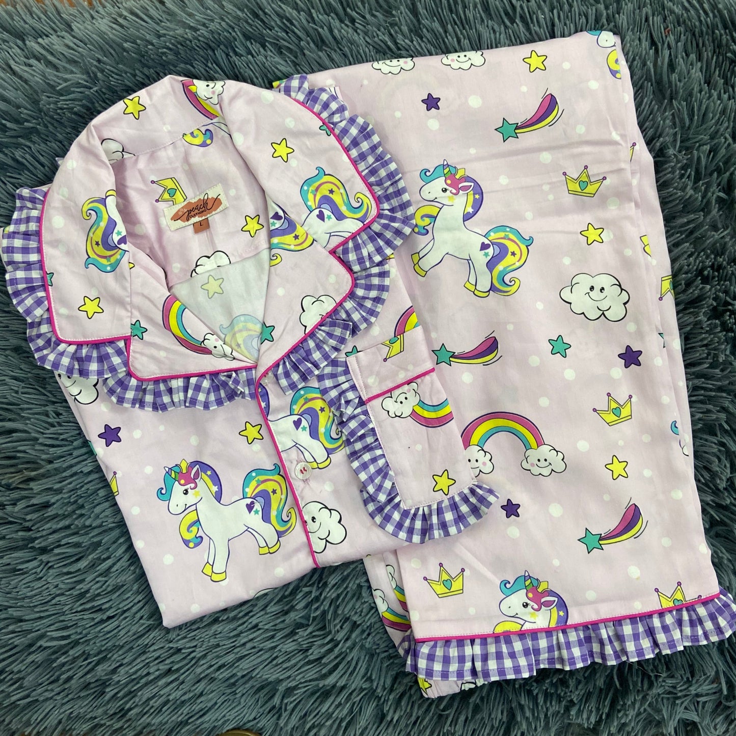 LAVENDER UNICORN Night Suit Set