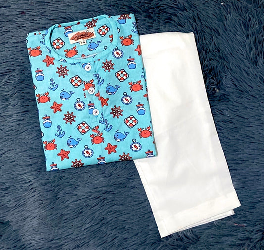 TINY SAILOR KURTA PAJAMA
